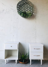 Load image into Gallery viewer, Unique MCM Mismatched Nightstand Set