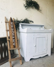 Load image into Gallery viewer, Adorable Vintage Farmhouse Dry Sink Cabinet
