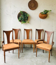 Load image into Gallery viewer, Stunning Broyhill Brasilia MCM Dining Table &amp; Chairs