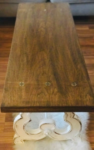 Beautiful Solid Wood Vintage Coffee Table