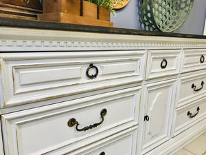 Classy Large Farmhouse TV Stand or Buffet