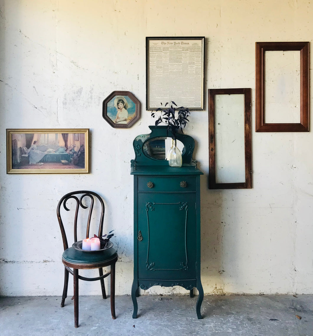 Stunning Antique Sheet Music Cabinet
