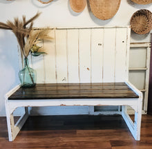 Load image into Gallery viewer, Farmhouse Solid Wood Bench