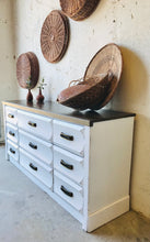 Load image into Gallery viewer, Pretty Farmhouse Long Dresser, Buffet, or TV Stand