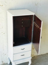 Load image into Gallery viewer, Pretty Shabby Chic Jewelry Cabinet