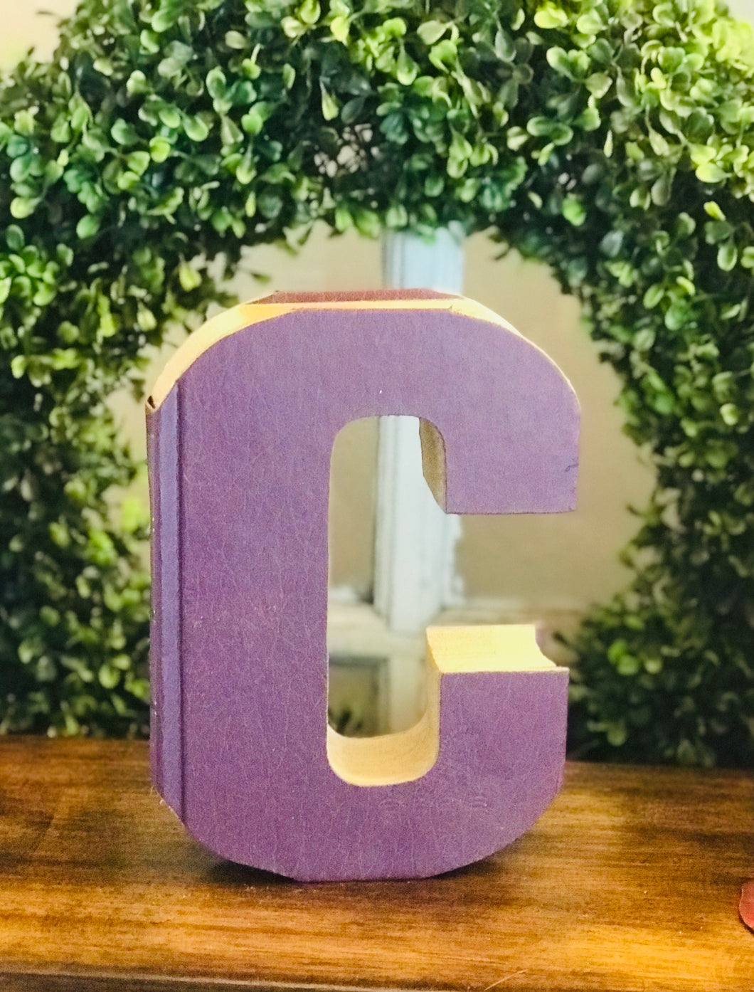 “C” Shaped Vintage Book