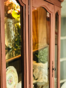 Gorgeous French Provincial China Cabinet