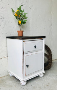 Cute Chunky Farmhouse Nightstand or End Table