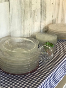 Vintage Crystal Dish Lot