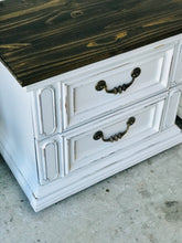 Load image into Gallery viewer, Pretty Vintage Farmhouse Nightstand Set (2)