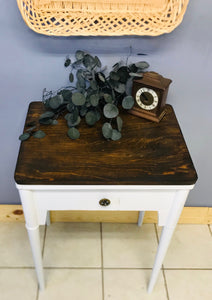 Pretty Vintage Sewing Side Table