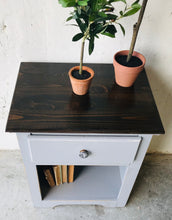 Load image into Gallery viewer, Adorable Single Farmhouse Nightstand or End Table