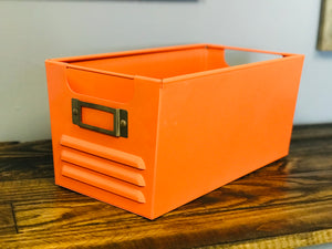 Awesome Industrial Cubby Shelf with Metal Bins