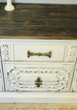 Load image into Gallery viewer, Stunning Ornate Farmhouse Buffet or Long Dresser