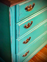 Load image into Gallery viewer, Gorgeous Green Chest of Drawers