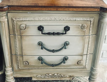 Load image into Gallery viewer, Ornate Vintage French Style Nightstand