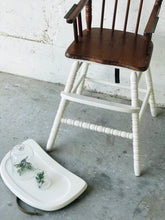 Load image into Gallery viewer, Darling Vintage Farmhouse Highchair