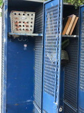 Load image into Gallery viewer, Amazing Vintage Industrial Triple Locker