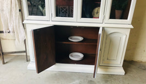 Beautiful Vintage Farmhouse China Cabinet