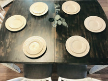 Load image into Gallery viewer, Perfect Large Farmhouse Table with 6 Chairs &amp; Leaf