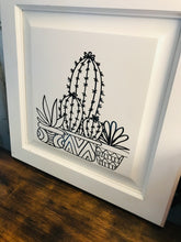 Load image into Gallery viewer, Repurposed Cabinet Door Boho Succulent Sign