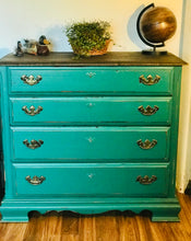 Load image into Gallery viewer, Gorgeous Green Chest of Drawers