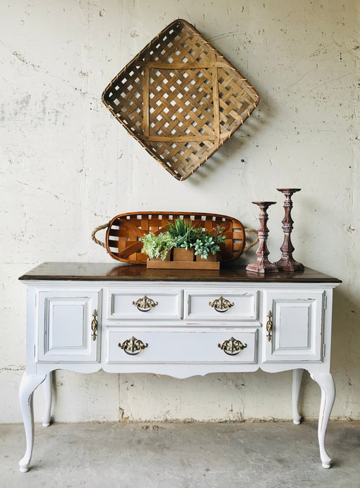Stunning Farmhouse Entryway Table or Coffee Bar