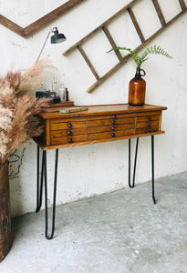 Awesome Wood Apothecary Table