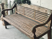 Load image into Gallery viewer, Stunning Distressed Solid Wood Bench