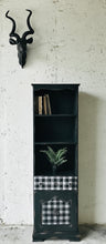 Load image into Gallery viewer, Farmhouse Buffalo Check Bookshelf