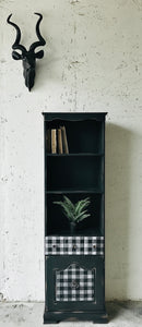 Farmhouse Buffalo Check Bookshelf