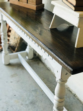 Load image into Gallery viewer, Pretty Farmhouse Entryway or Sofa Table
