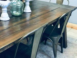 Perfect Farmhouse Table, Chairs, & Bench