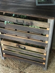 Cute Rustic Crate Storage Drawers