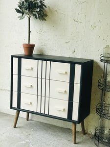 MCM Inspired Storage Chest of Drawers