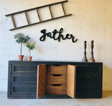 Load image into Gallery viewer, Stunning Large Vintage Buffet or TV Stand