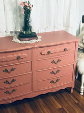 Load image into Gallery viewer, Pretty in Pink French Provincial Dresser