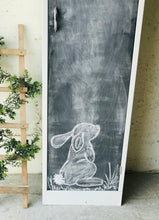 Load image into Gallery viewer, Adorable Farmhouse Metal Chalkboard Cabinet