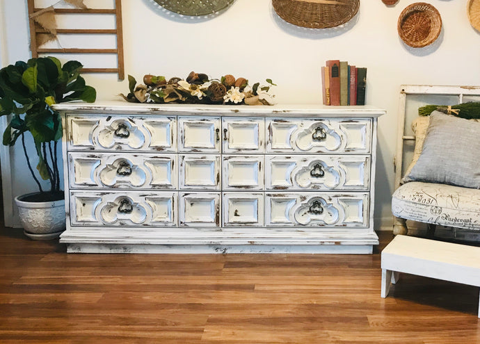 Beautiful Ornate Solid Dresser