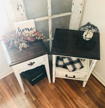 Load image into Gallery viewer, Perfect Farmhouse Mismatched Nightstands