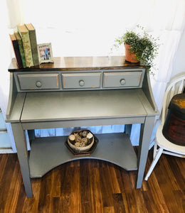 Beautiful Entryway Secretary Table or Mail Station