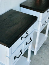 Load image into Gallery viewer, Perfect Rustic Farmhouse Nightstand Set