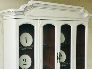 Beautiful Vintage Farmhouse China Cabinet