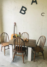 Load image into Gallery viewer, Adorable Toddler Farmhouse Table &amp; Vintage Chairs Set (5pc)