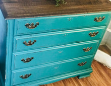 Load image into Gallery viewer, Gorgeous Green Chest of Drawers