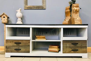 Beautiful Rustic Modern Farmhouse TV Stand