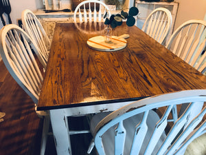 The Absolute Perfect Farmhouse Table and Chairs Set