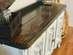 Farmhouse Ornate TV Stand or Accent Table