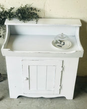 Load image into Gallery viewer, Adorable Vintage Farmhouse Dry Sink Cabinet