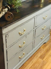 Load image into Gallery viewer, Modern Farmhouse Long Dresser, buffet, or TV Stand